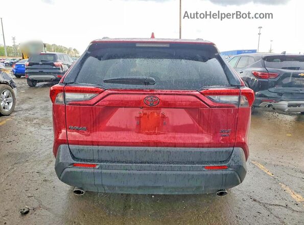 2T3P1RFV0SW570727 2025 TOYOTA RAV4 Red Вид ззаду