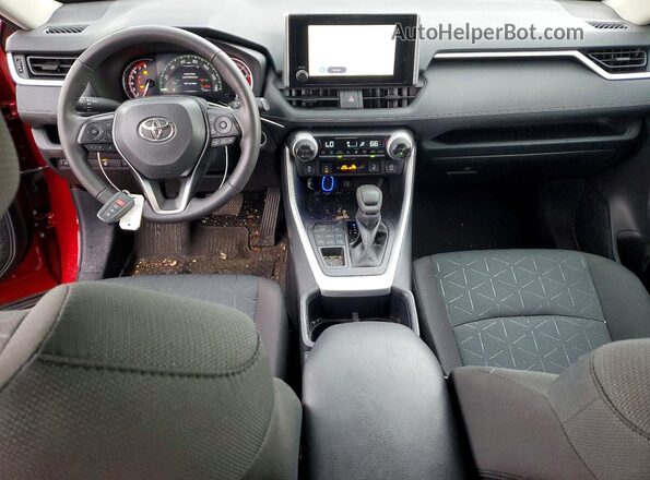 2T3P1RFV0SW570727 2025 TOYOTA RAV4 Red Вид панелі приладів