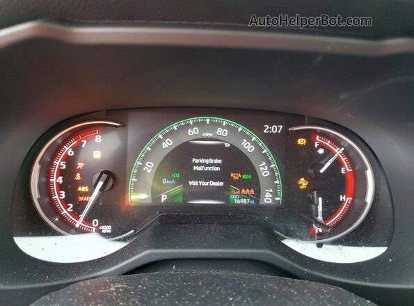 2T3P1RFV0SW570727 2025 TOYOTA RAV4 Red Вид щитка приладів