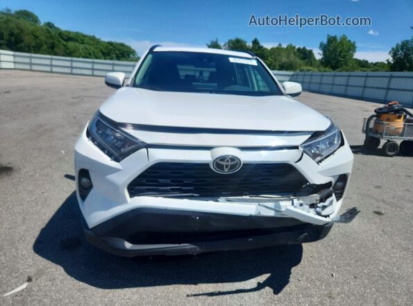2T3P1RFV1KC003959 2019 TOYOTA RAV4 White Vista frontal