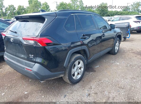 2T3P1RFV1KC059884 2019 TOYOTA RAV4 Черный Задняя правая четверть