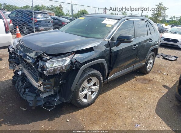 2T3P1RFV1KC059884 2019 TOYOTA RAV4 Черный Передняя левая четверть