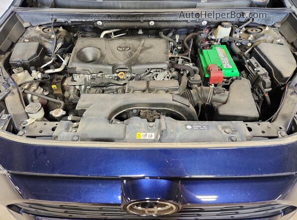 2T3P1RFV1MW149621 2021 TOYOTA RAV4 Blue Widok komory silnika