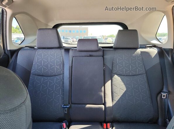2T3P1RFV1NC287713 2022 TOYOTA RAV4 Black უკანა სავარძლების ხედი
