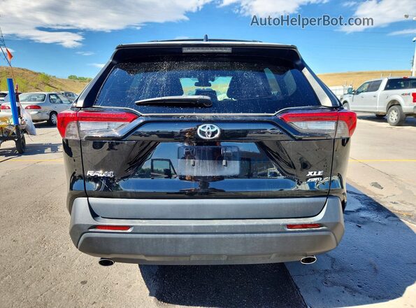 2T3P1RFV1NC287713 2022 TOYOTA RAV4 Black უკანა ხედი