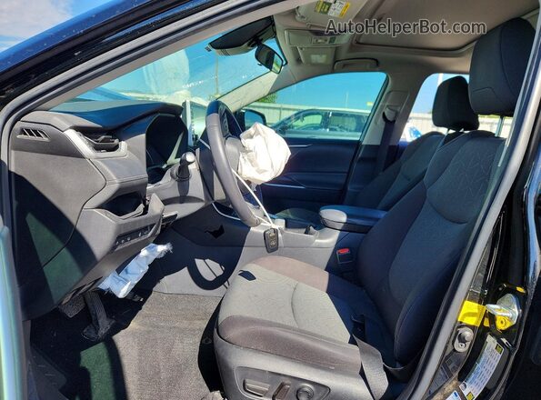 2T3P1RFV1NC287713 2022 TOYOTA RAV4 Black წინა სალონის ხედი