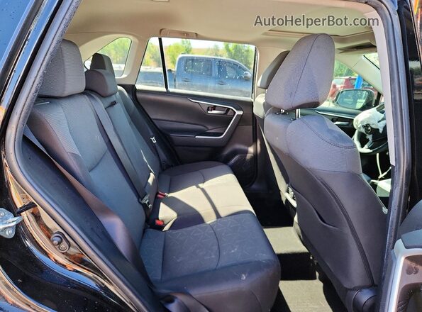 2T3P1RFV1NC287713 2022 TOYOTA RAV4 Black უკანა სალონის ხედი