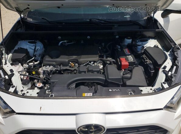 2T3P1RFV1PC372702 2023 TOYOTA RAV4 White Вид підкапотного простору