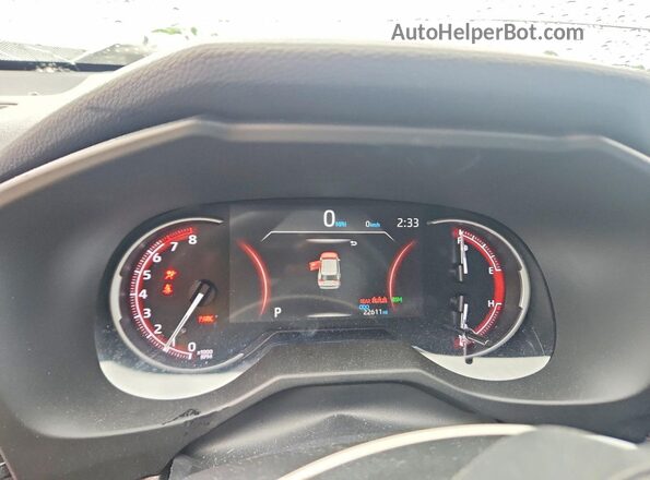 2T3P1RFV1PW399266 2023 TOYOTA RAV4 Gray ხელსაწყოთა პანელის ხედი