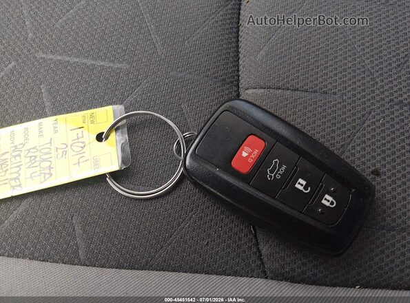 2T3P1RFV1SW509175 2025 TOYOTA RAV4 Black Առջևի վահանակի տեսք