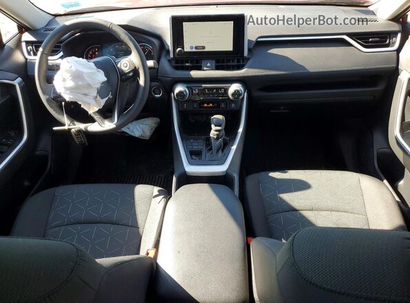 2T3P1RFV1SW591229 2025 TOYOTA RAV4 Red Dashboard view