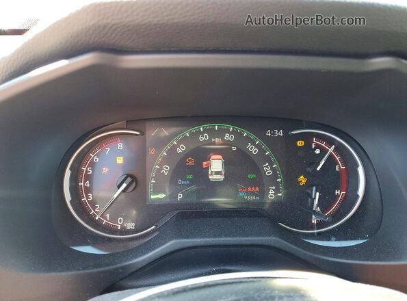 2T3P1RFV1SW591229 2025 TOYOTA RAV4 Red Instrument cluster view