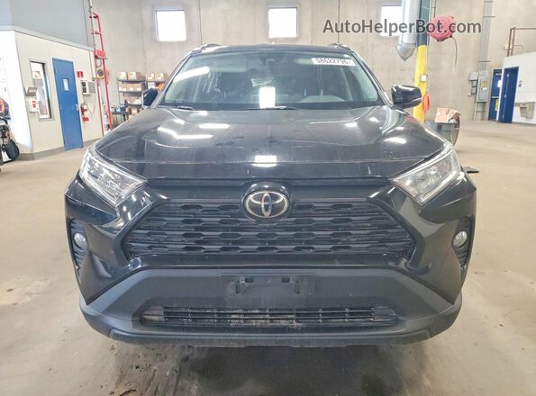 2T3P1RFV2KW006433 2019 TOYOTA RAV4 Black წინა ხედი