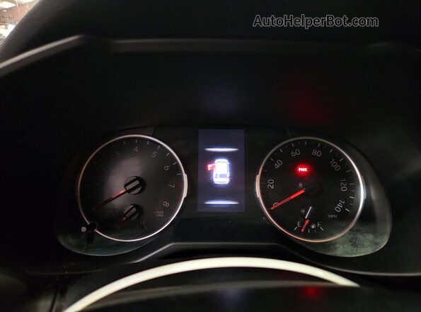 2T3P1RFV2LC098713 2020 TOYOTA RAV4 Blue ხელსაწყოთა პანელის ხედი