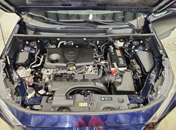 2T3P1RFV2LC098713 2020 TOYOTA RAV4 Blue ძრავის განყოფილების ხედი