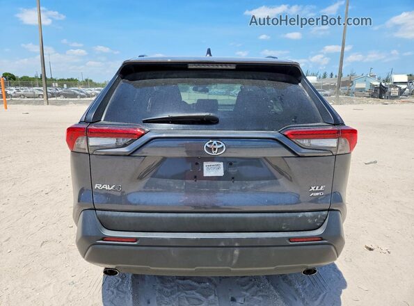 2T3P1RFV2LW128730 2020 TOYOTA RAV4 Black Вид ззаду