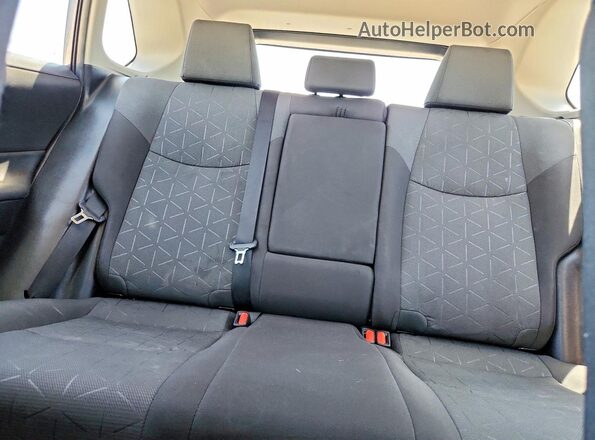2T3P1RFV2LW128730 2020 TOYOTA RAV4 Black Вид задніх сидінь
