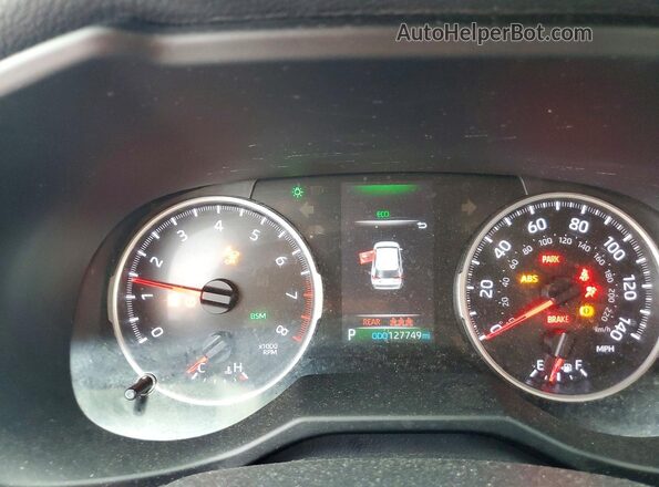 2T3P1RFV2MC203400 2021 TOYOTA RAV4 Gray Instrument cluster view