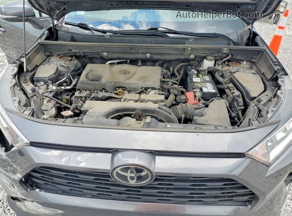 2T3P1RFV2MC203400 2021 TOYOTA RAV4 Gray Engine compartment view