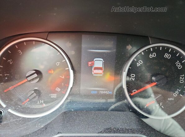 2T3P1RFV2MC208306 2021 TOYOTA RAV4 Черный Вид щитка приборов