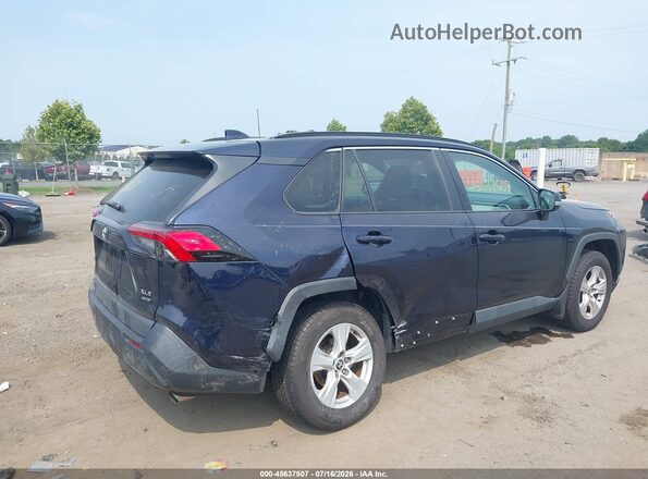 2T3P1RFV2MW217988 2021 TOYOTA RAV4 Blue Задня права чверть