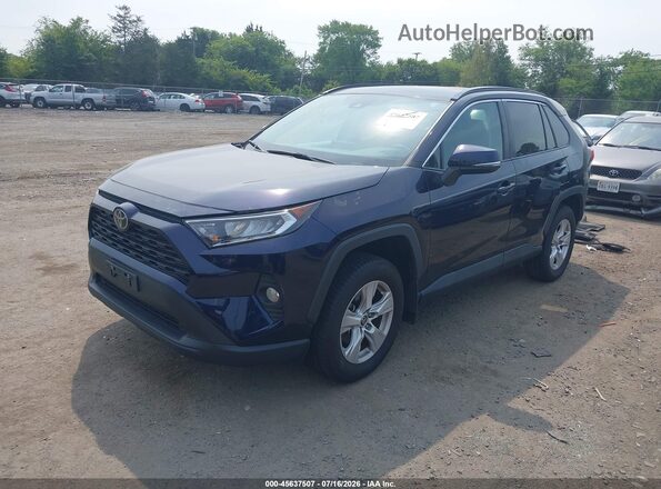 2T3P1RFV2MW217988 2021 TOYOTA RAV4 Blue Передня ліва чверть