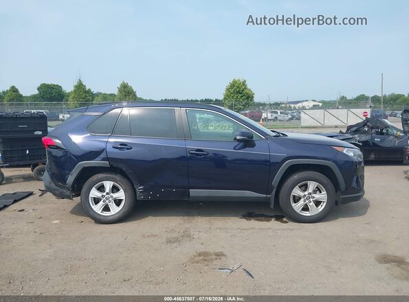 2T3P1RFV2MW217988 2021 TOYOTA RAV4 Blue Вид задньої частини салону