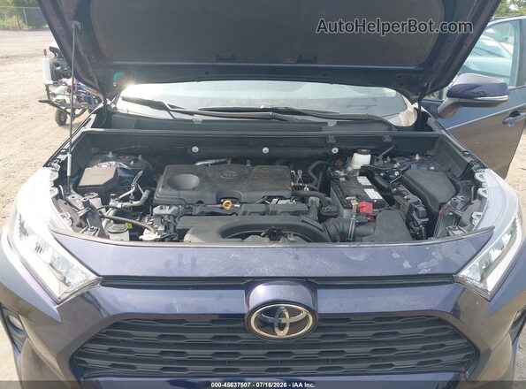 2T3P1RFV2MW217988 2021 TOYOTA RAV4 Blue Вид ззаду