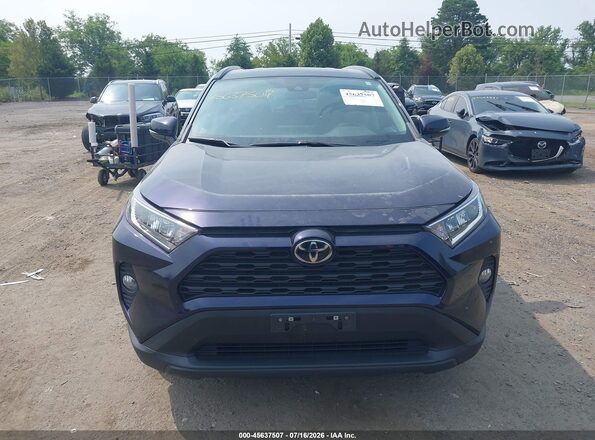 2T3P1RFV2MW217988 2021 TOYOTA RAV4 Blue Вид щитка приладів