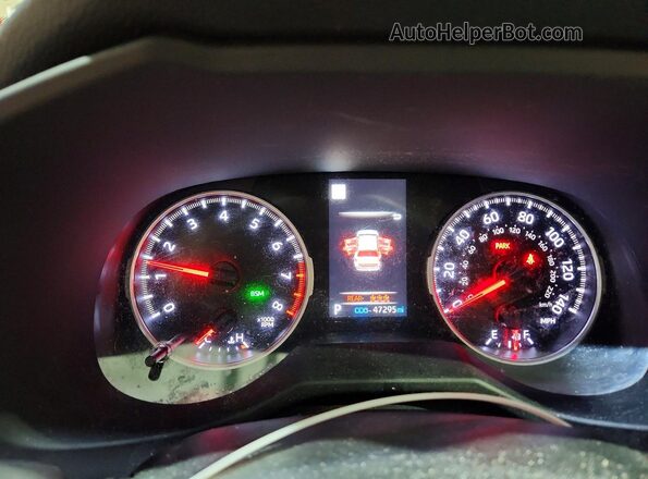 2T3P1RFV2NW306607 2022 TOYOTA RAV4 Maroon Widok zestawu wskaźników