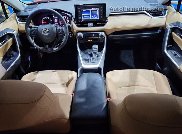 2T3P1RFV2NW306607 2022 TOYOTA RAV4 Maroon Widok deski rozdzielczej
