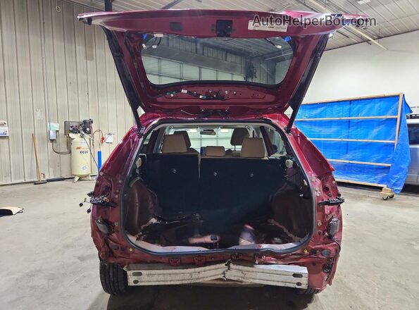 2T3P1RFV2NW306607 2022 TOYOTA RAV4 Maroon Widok z tyłu