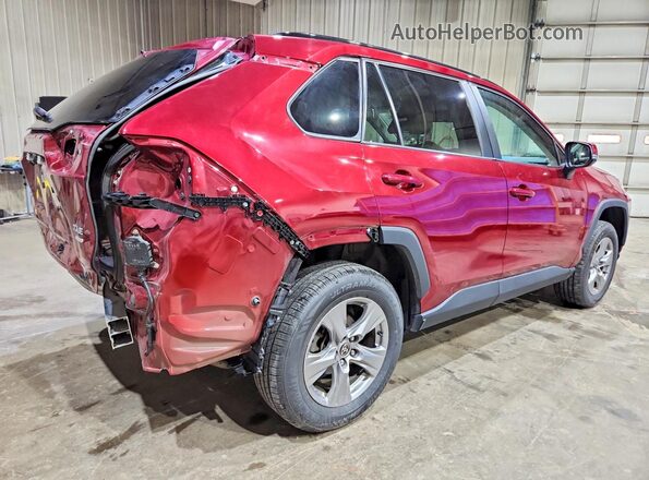 2T3P1RFV2NW306607 2022 TOYOTA RAV4 Maroon Tył prawy
