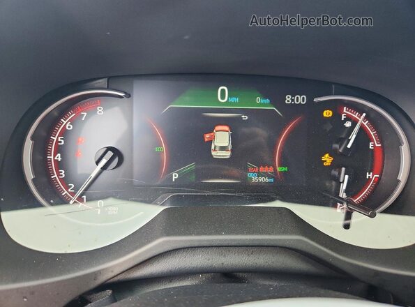 2T3P1RFV2RC410084 2024 TOYOTA RAV4 Silver Widok zestawu wskaźników