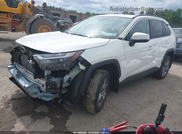 2T3P1RFV2SC552747 2025 TOYOTA RAV4 White Առջևի ձախ երեք քառորդ տեսարան