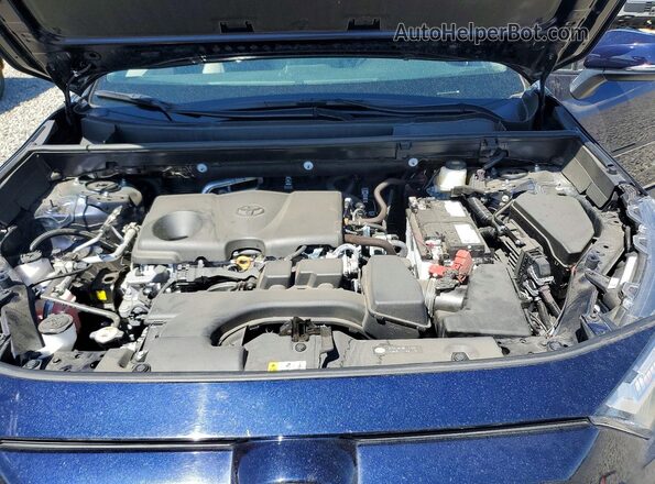 2T3P1RFV2SW558644 2025 TOYOTA RAV4 Blue Engine compartment view