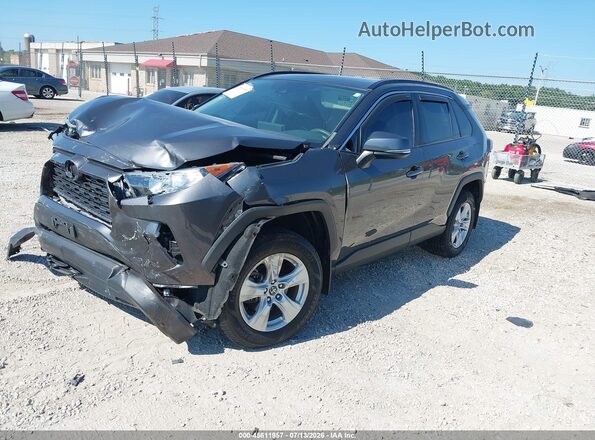 2T3P1RFV3KW013035 2019 TOYOTA RAV4 Gray Vista tres cuartos delantera izquierda