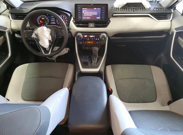 2T3P1RFV3KW075244 2019 TOYOTA RAV4 Серебряный Вид панели приборов