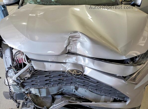 2T3P1RFV3KW075244 2019 TOYOTA RAV4 Серебряный Вид подкапотного пространства