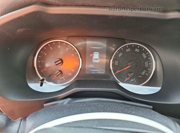 2T3P1RFV3KW077849 2019 TOYOTA RAV4 Silver Vista del cuadro de instrumentos