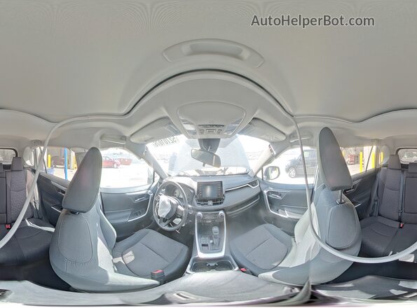 2T3P1RFV3KW077849 2019 TOYOTA RAV4 Silver Vista interior de 360 grados