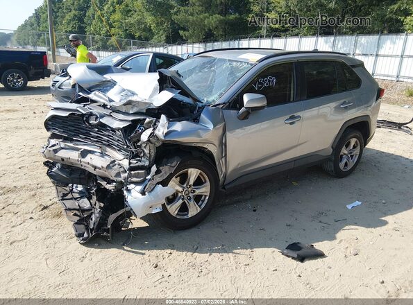2T3P1RFV3LC103899 2020 TOYOTA RAV4 Silver წინა მარცხენა ხედი სამი მეოთხედიდან