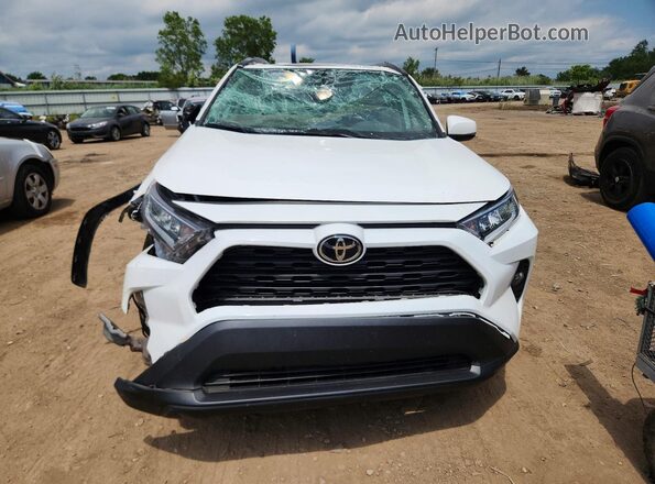 2T3P1RFV3MW245329 2021 TOYOTA RAV4 Белый Вид спереди