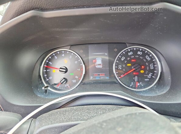 2T3P1RFV3MW245329 2021 TOYOTA RAV4 Белый Вид щитка приборов