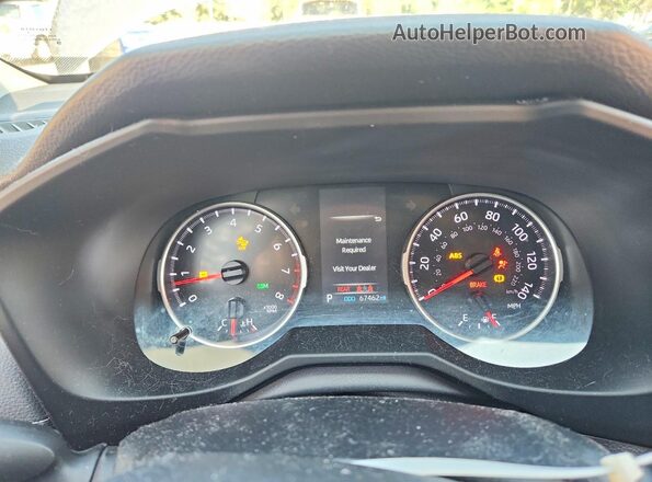 2T3P1RFV3NW293088 2022 TOYOTA RAV4 Серый Вид щитка приборов