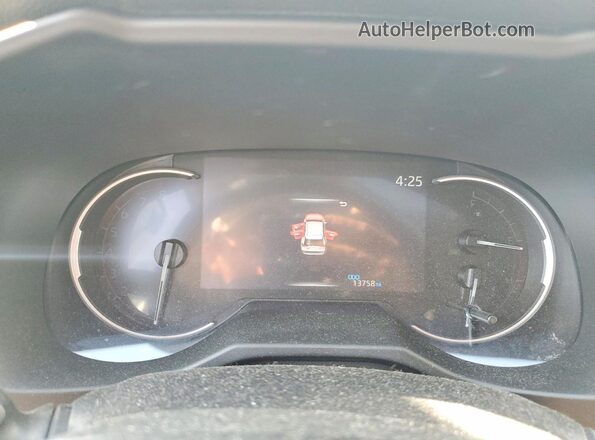2T3P1RFV3SC494258 2025 TOYOTA RAV4 White Instrument cluster view