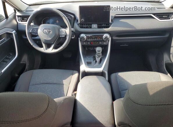2T3P1RFV3SC494258 2025 TOYOTA RAV4 White Dashboard view