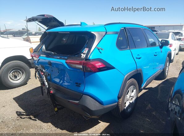 2T3P1RFV4KC010498 2019 TOYOTA RAV4 Blue Tył prawy