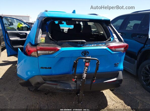 2T3P1RFV4KC010498 2019 TOYOTA RAV4 Blue Widok z przodu