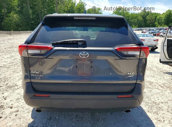 2T3P1RFV4KC032369 2019 TOYOTA RAV4 Gray Rear view
